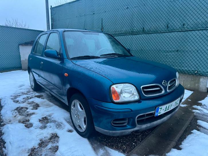 Nissan micra 1.0i 2002 60000km 5drs airco! Gekeurd!, Auto's, Nissan, Bedrijf, Te koop, Micra, Centrale vergrendeling, Benzine