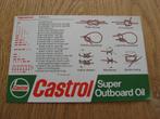 Autocollant à l'huile Castrol Super Outboard 15 x 10 cm, Enlèvement ou Envoi, Neuf, Autres types