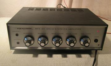 Retro Realistic MPA-20 Solid State PA Amplifier beschikbaar voor biedingen