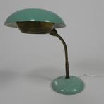Turquoise bureaulamp met buigstang, jaren 50, Enlèvement ou Envoi