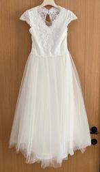 Linea Raffaelli Communiekleed 9 jaar of 134-140, Robe ou Jupe, Comme neuf, Enlèvement, Linea Raffaelli