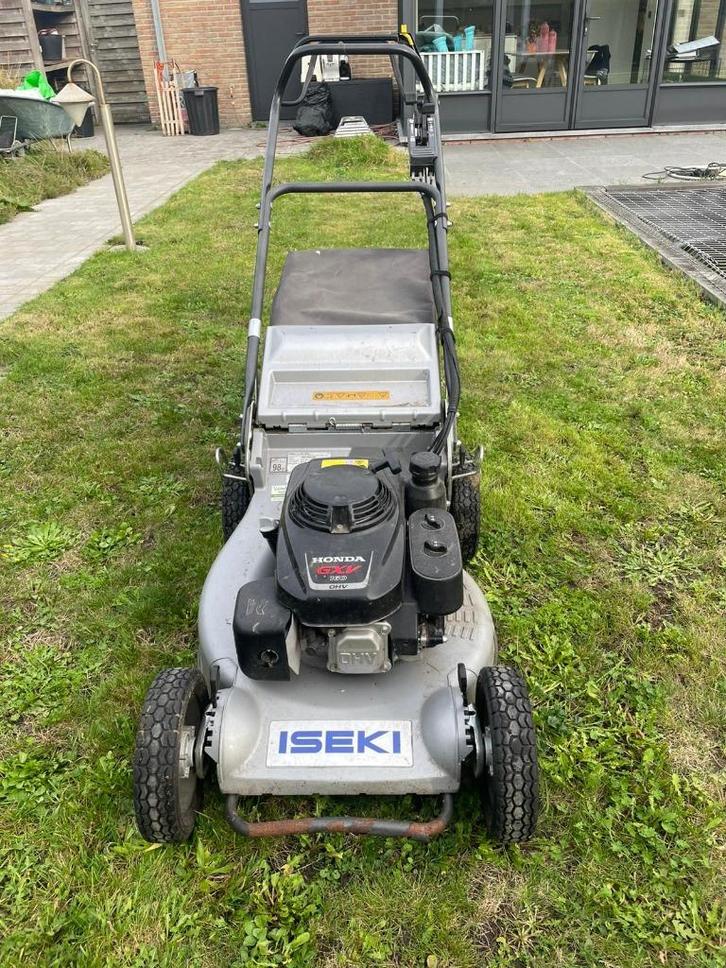 ISEKI Professionele grasmaaier, Jardin & Terrasse, Tondeuses à gazon, Comme neuf, Tondeuses à gazon à essence, Bac de ramassage