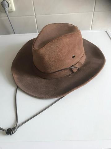 Te koop echte leren nieuwe hoed. beschikbaar voor biedingen