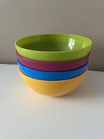 Lot de 4 bols en plastique, Enlèvement ou Envoi, Utilisé