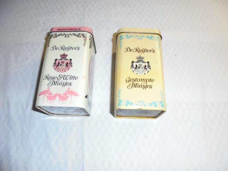 Vintage blikken doos de Ruyters, Verzamelen, Blikken, Gebruikt, Overige, Overige merken, Ophalen of Verzenden