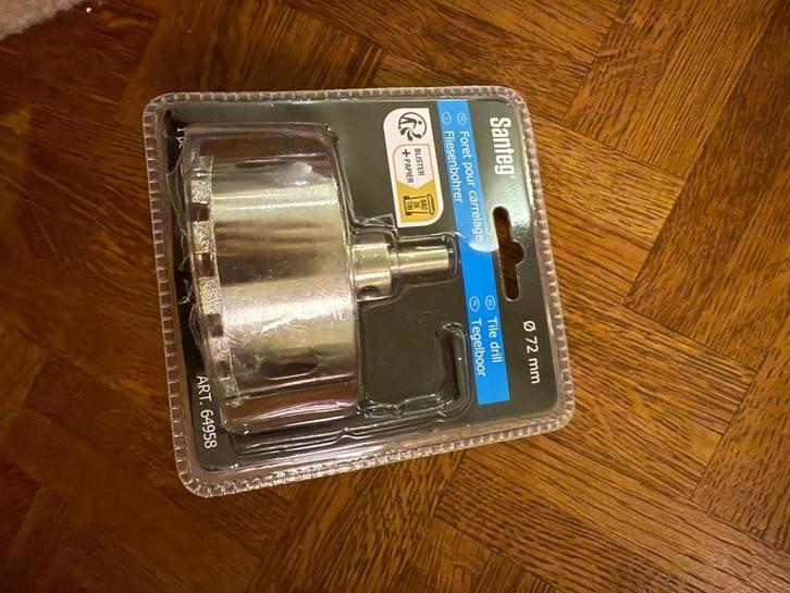 Santeg diamantboor dia 72mm x2o, Bricolage & Construction, Sanitaire, Comme neuf, Lavabo, Enlèvement ou Envoi