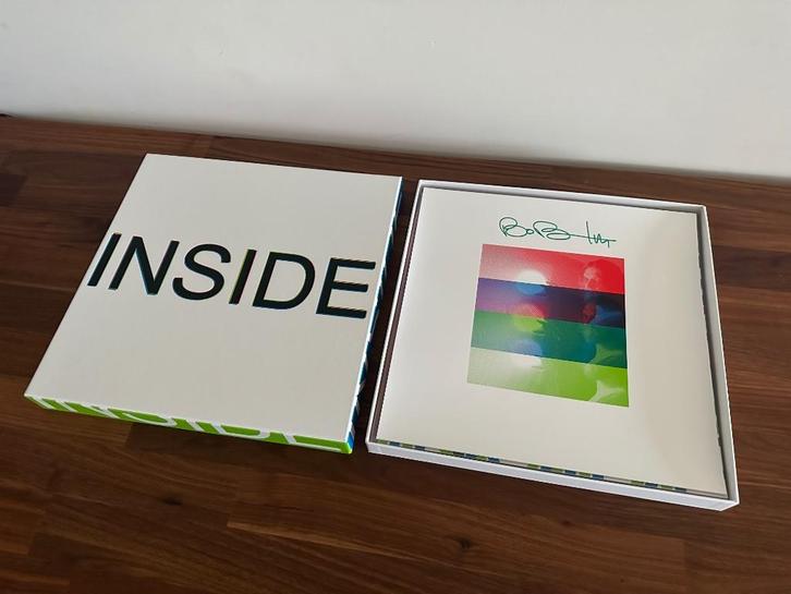 Gesigneerde Bo Burnham INSIDE 3 LP box met extra's (Signed), Cd's en Dvd's, Vinyl | Overige Vinyl, Nieuw in verpakking, 12 inch