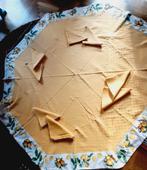 Schattig achthoekig tafelkleed bekleed met citroen, Huis en Inrichting, Ophalen of Verzenden, Zo goed als nieuw