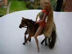 Groot paard met barbie, Kinderen en Baby's, Speelgoed | Poppen, Ophalen of Verzenden, Gebruikt, Barbie