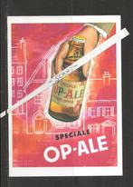 Bière-Brasserie-De Smedt-Op-Ale-Opwijk-Carte publicitaire, Panneau, Plaque ou Plaquette publicitaire, Comme neuf, Autres marques