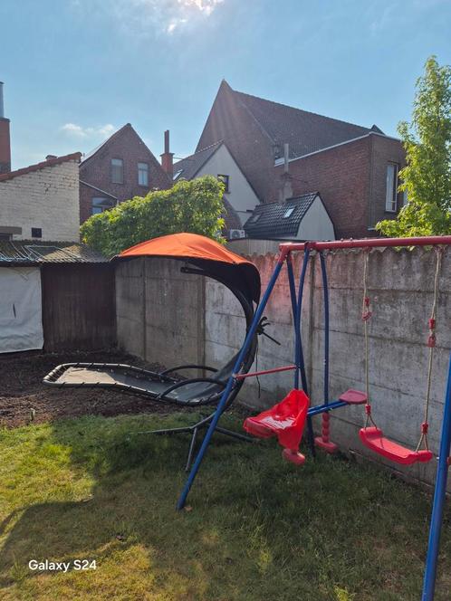 Luxe hangmat in de vorm van een tuinschommel, Kinderen en Baby's, Speelgoed | Buiten | Trampolines, Zo goed als nieuw, Ophalen of Verzenden