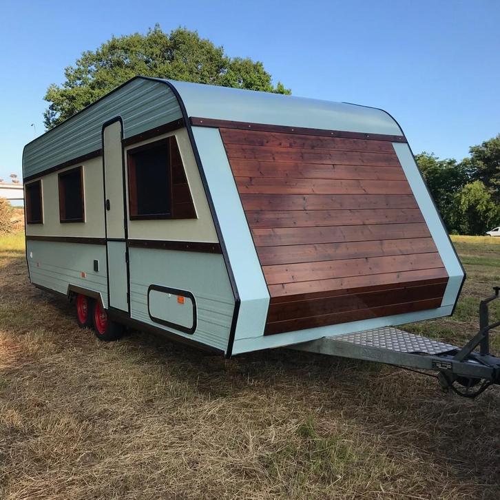 Caravan als vb. pop-up bar, Caravans en Kamperen, Caravans, Bedrijf, Ophalen