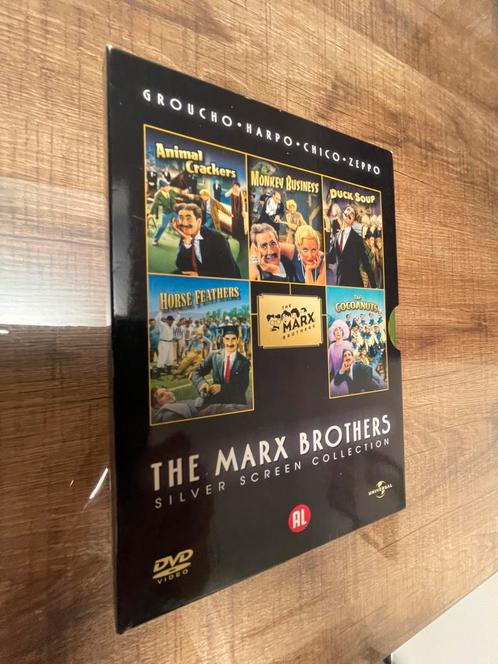 The Marx Brothers - Silver Screen Collection - 5 Dvd films, Cd's en Dvd's, Dvd's | Klassiekers, Nieuw in verpakking, Komedie, 1940 tot 1960