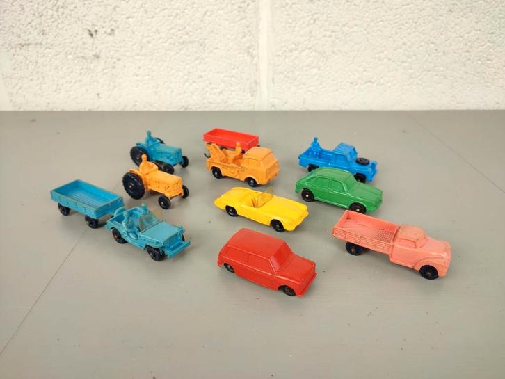 Lot Tomte-Lardal vinyl autootjes 1960's, Hobby en Vrije tijd, Modelauto's | 1:43, Zo goed als nieuw, Auto, Tomte, Ophalen of Verzenden