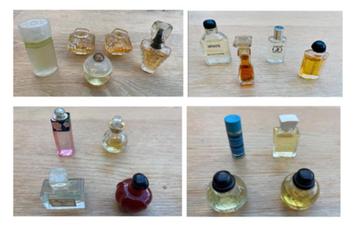 Vintage Miniatuur flesjes Lancôme, Armani, Dior, YSL beschikbaar voor biedingen