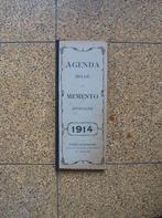 1914 Agenda Dagboek Vlaanderen Oorlog Ministerie Deurne Zee, Diversen, Agenda's, Verzenden, Gebruikt
