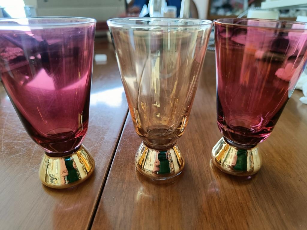 Verres à porto vintage, Antiquités & Art, Enlèvement