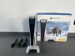 PS5 Disc Edition (Met doos) + 1 Controller + Kabels, Games en Spelcomputers, Spelcomputers | Sony PlayStation 5, Ophalen, Zo goed als nieuw
