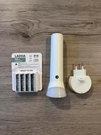 IKEA FRYELE noodlamp / zaklamp + LADDA oplaadbare batterijen, Ophalen of Verzenden, Zo goed als nieuw
