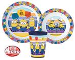 Minions Kinderservies met Beker - Magnetron, Kinderen en Baby's, Ophalen of Verzenden, Nieuw