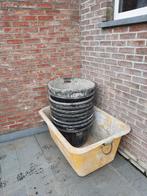 Mortelkuipen en mortelbak 200l, Ophalen, Zo goed als nieuw