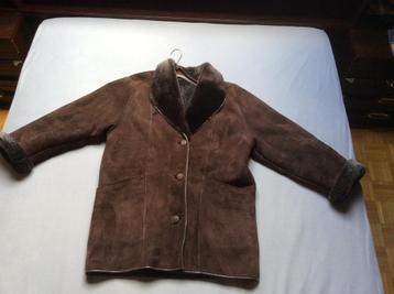 Lederen en mouton retourne vesten, Kleding | Dames, Ophalen of Verzenden, Zo goed als nieuw, Maat 42/44 (L)