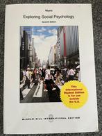 Exploring Social Psychology, Boeken, Studieboeken en Cursussen, Ophalen of Verzenden, Zo goed als nieuw, Hoger Onderwijs