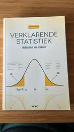 Peter Goos - Verklarende statistiek, Boeken, Ophalen of Verzenden, Zo goed als nieuw, Peter Goos