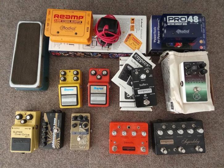 diverse effectpedalen, Musique & Instruments, Effets, Reverb, Compresseur, Enlèvement ou Envoi