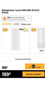 FRIGO / REFREGIRATEUR, Electroménager, Enlèvement, Comme neuf