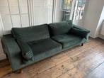 Velours groene bank, Ophalen, Zo goed als nieuw