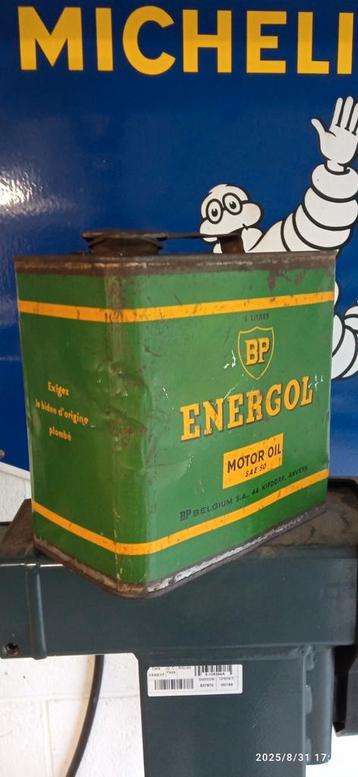Oude BP-oliekan beschikbaar voor biedingen