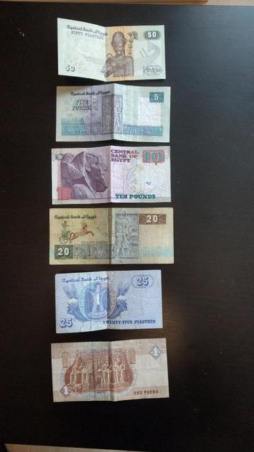 Billets banque Egypte - echange