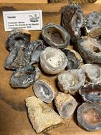 Petites géodes en agate polie — minéraux naturels, Collections, Enlèvement ou Envoi, Minéral