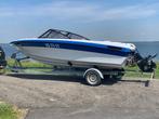 zeer nette Invader 190 speedboot met trailer, Watersport en Boten, Speedboten, Ophalen, Binnenboordmotor, 6 meter of meer, 120 tot 200 pk