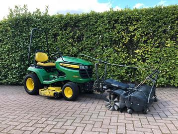 John Deere X540 zitmaaier, servo, Tielburger rolbezem beschikbaar voor biedingen