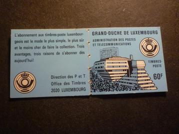 Luxemburg/Luxembourg 1986 Boekje/Carnet Mi MH 1**, Envoi, Luxembourg, Non oblitéré