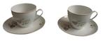TK Thun Czechoslovakia Set de 2 tasses et soucoupes 20 cl, Comme neuf, Autres styles, Porcelaine, Tasse(s) et/ou soucoupe(s)