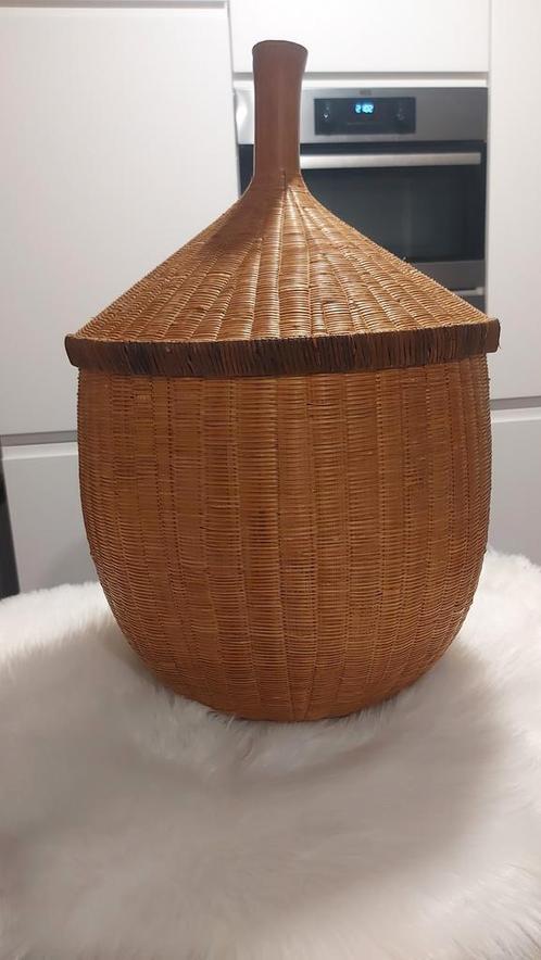 grand panier de rangement africain fait main en rotin/osier, Maison & Meubles, Accessoires pour la Maison | Plataux & Paniers