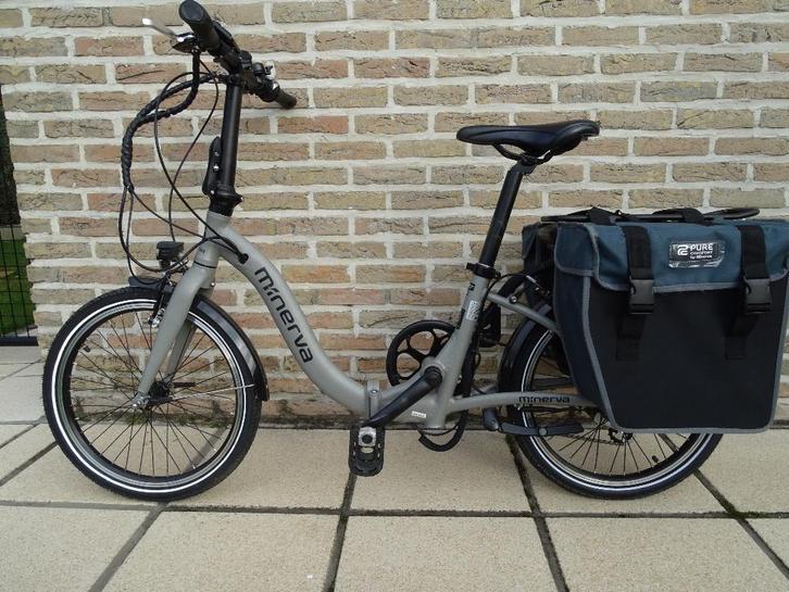 Electrische plooibare Minifiets Lage Instap, Fietsen en Brommers, Elektrische fietsen, Zo goed als nieuw, Overige merken, Minder dan 47 cm