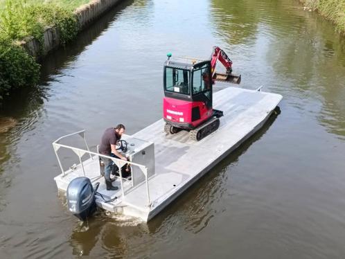 STE-michel F. marseille platbodem boot sloep werk (bj 2000), Watersport en Boten, Beroepsscheepvaart, Gebruikt, Vrachtschip, Overige brandstoffen