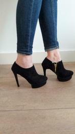 Gratis Verzenden zwarte party festival fuif plateau heels 39, Verzenden, Zwart, Zo goed als nieuw, Schoenen met hoge hakken