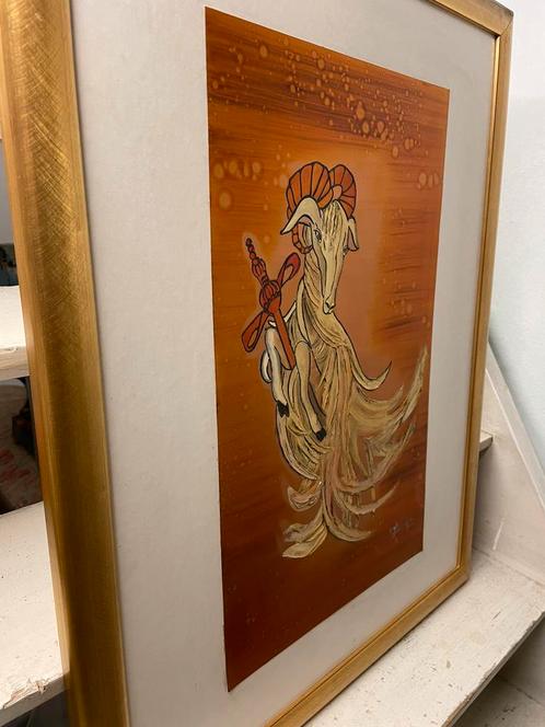 2 kunstwerken van sterrenbeelden, Huis en Inrichting, Woonaccessoires | Lijsten, Zo goed als nieuw, Ophalen