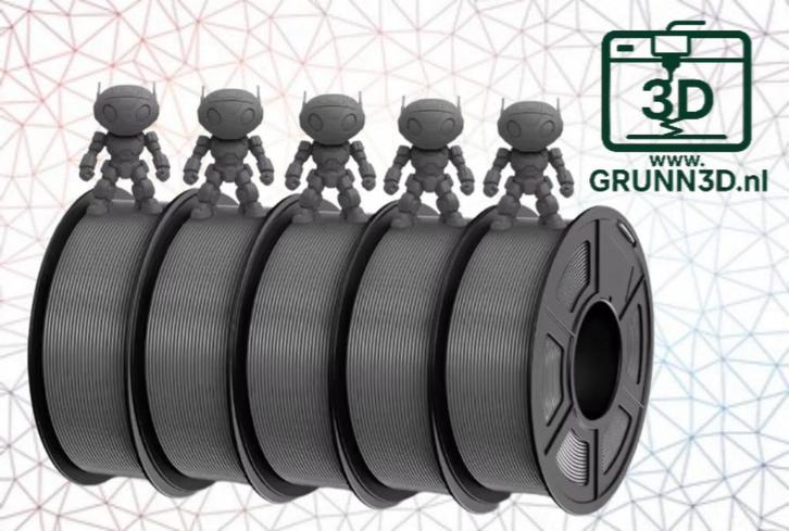 JAYO 3D filament ABS GRIJS rol a 1 kilo, Computers en Software, 3D-printerbenodigheden, Nieuw, Verzenden