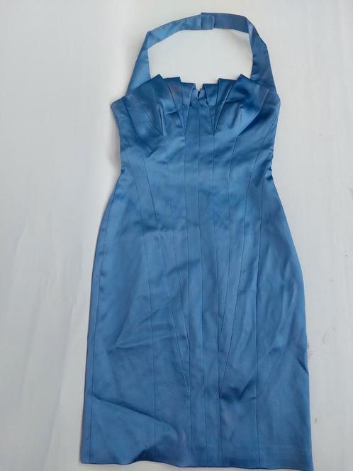 Satijnen jurk Karen Millen, Vêtements | Femmes, Habits de circonstance, Comme neuf, Robe de cocktail, Taille 38/40 (M), Bleu, Enlèvement