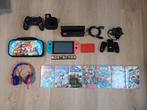 Nintendo Switch, Games en Spelcomputers, Spelcomputers | Nintendo Switch, Ophalen, Zo goed als nieuw, Met 2 controllers, Met games