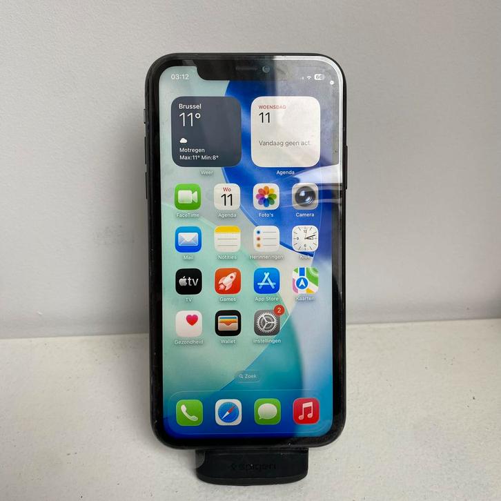 Iphone 11 -256GB, Telecommunicatie, Mobiele telefoons | Apple iPhone, Zo goed als nieuw, 256 GB, Zonder simlock, iPhone 11, Zwart