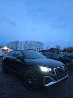 AUDI Q2 35TFSI-S-LINE//S-TRONIC-AUTOMAAT/CAMERA-CRUIS-NAVI, Auto's, Audi, 4 cilinders, Zwart, Bedrijf, 5 zetels