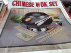 Chinees wok pan, Maison & Meubles, Cuisine | Casseroles & Poêles, Autres matériaux, Plaque céramique, Enlèvement ou Envoi, Wok