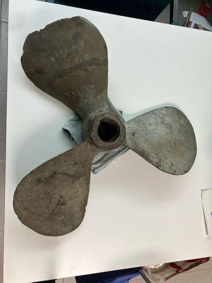 bootschroef in brons decoratie vintage retro, Verzamelen, Retro, Ophalen